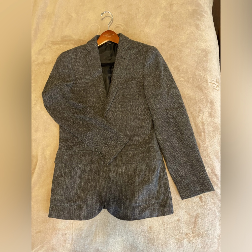 J. Crew Charcoal Tweed Blazer